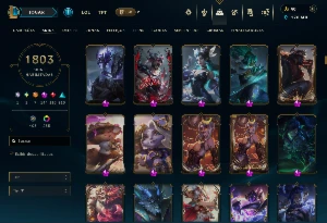 Conta Lol Challenger 1800 Skins + Skins Pax, Ahri Do Faker + - League of Legends