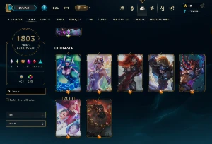 Conta Lol Challenger 1800 Skins + Skins Pax, Ahri Do Faker + - League of Legends