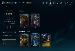 Conta Lol Challenger 1800 Skins + Skins Pax, Ahri Do Faker + - League of Legends