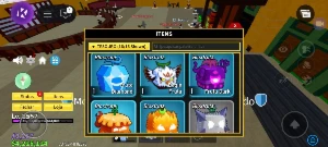 Conta 2550 blox fruits