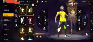 Conta muito gemada nível 75, prime 6, angelical verde - Free Fire