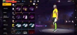 Conta muito gemada nível 75, prime 6, angelical verde - Free Fire