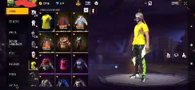 Conta muito gemada nível 75, prime 6, angelical verde - Free Fire