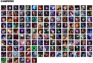 Conta ouro 1 com 141 Champs e 219 Skins + 6 Prestigios - League of Legends LOL
