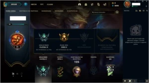 Conta Platina 4  SKINS PERMANTES NO ESPOLIO - League of Legends LOL