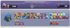 Conta cv12 semifull - Clash of Clans