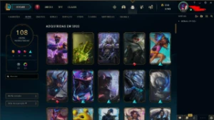 Conta LOL lvl 402, 108 skins, todos os champs, 3k700 EA - League of Legends