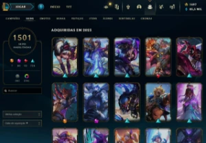 Conta League Of Legends 1501 Skins LOL
