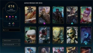 conta lol 474 skins baratinha - League of Legends