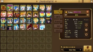 Conta EARLY GAME - Eludia + Leah + Halphas + Halphas - Summoners War