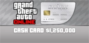 GTA Online: Great White Shark Cash Card - 1.250.000$ PC - Outros