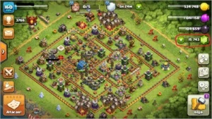 Conta Clash of Clans Cv 12 + 15,743 gemas