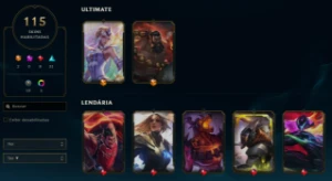 Conta league of Legends Full Acesso - 144 champs e 115 skins LOL