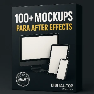🎽🦾👚💻+100 Mockup's After Effects: Android - PC - IOS - Outros