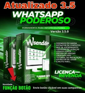 WA Sender 3.5 + Gerador + Bonus (Versão 2025) - Outros