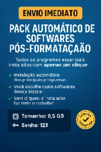 Pack Automatico de Softwares Pos Formatação