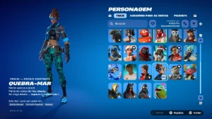 Conta de fortnite com 34 Skins e renegade