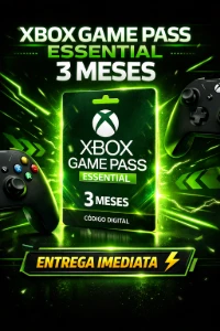🎮 Xbox Game Pass Essential — 3 Meses | Entrega Imediata! - Gift Cards