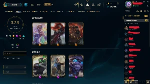 Conta de League of Legends à venda – Nível 698 - 274 Skins LOL