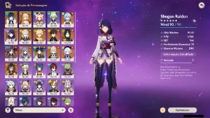 Genshin Impact - Ar55 , 13 Personagens T5 E 2 Armas T5.