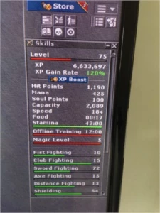 KNIGHT 103 E 75 EM LAUDERA - PVP - Tibia