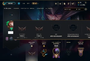 Ferro 1 com TODOS os Champs e 130 Skins +1 Prestigio da Lux