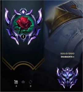 Conta LoL Diamante 1/51 skins - League of Legends