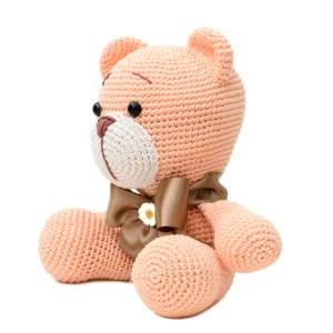 Ursa Júlia em Crochê Amigurumi - Artesanato e Personalizados