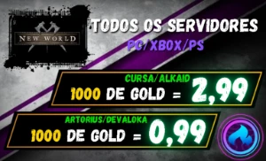 New World -(Gold)- Todos Os Servidores (Entrega Rapida)