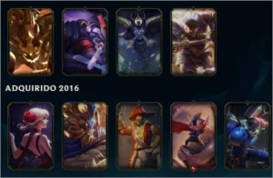 Conta League of Legends de 2012 diamante na season 7 LOL