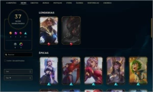 Conta Diamante 2 League of Legends- pode trocar e-mail/senha LOL