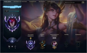 Conta Diamante 2 League of Legends- pode trocar e-mail/senha LOL