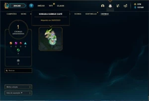 Conta ouro 4 com 53 Champs e 47 Skins - League of Legends LOL