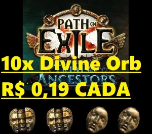 Divine Orb 10x - Affliction Path Of Exile (Pc)