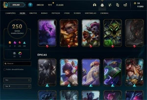 Conta main suporte a venda. - League of Legends LOL