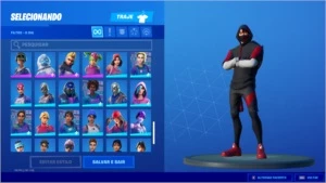 Fortnite Season 1 - Ikonik - Tubarao Mako - Cavaleiro Negro