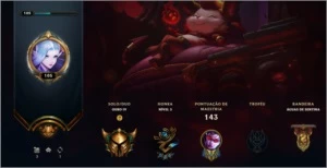 Conta Gold IV LVL 105 - League of Legends LOL