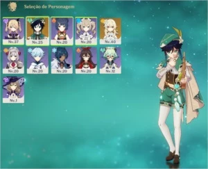 Venti 5 estrelas - Genshin Impact