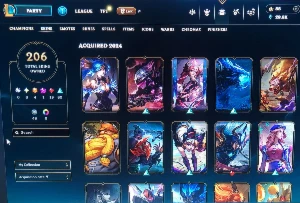 Conta Lol lv 306 / 206 skins - League of Legends