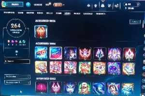Conta Lol lv 306 / 206 skins - League of Legends