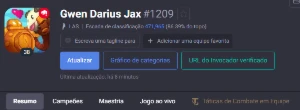 Conta Gold2 LOL FA - League of Legends