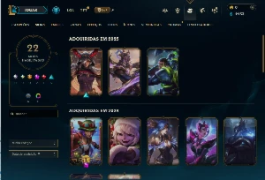 Conta Gold2 LOL FA - League of Legends