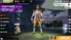 CONTA DE FREE FIRE  ALOK NÍVEL MÁXIMO +CUBO Mágico