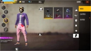 CONTA DE FREE FIRE  ALOK NÍVEL MÁXIMO +CUBO Mágico