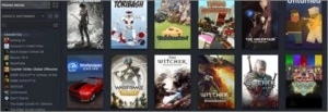 Conta steam com mais de 3 mil reais em jogos.