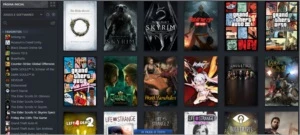 Conta steam com mais de 3 mil reais em jogos.