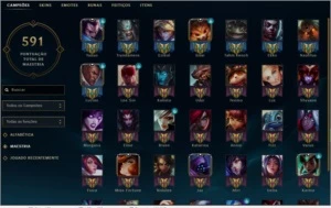 CONTA DIAMANTE 3 COM MMR DE MESTRE ! SEASON ANTERIOR MESTRE  - League of Legends LOL