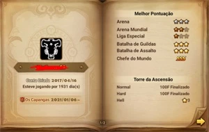 Conta Summoner War Global - Summoners War