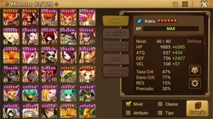 Conta Summoner War Global - Summoners War