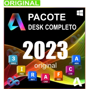 Pacote Autocad, Civil, Revit, Inventor, 3DS, Maya - Original - Softwares e Licenças